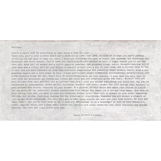 Camp Letter - Art Print