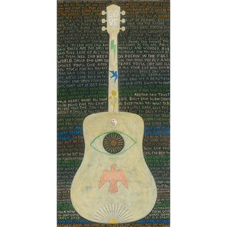 Vertical Guitar (Legends #2) - Art Print